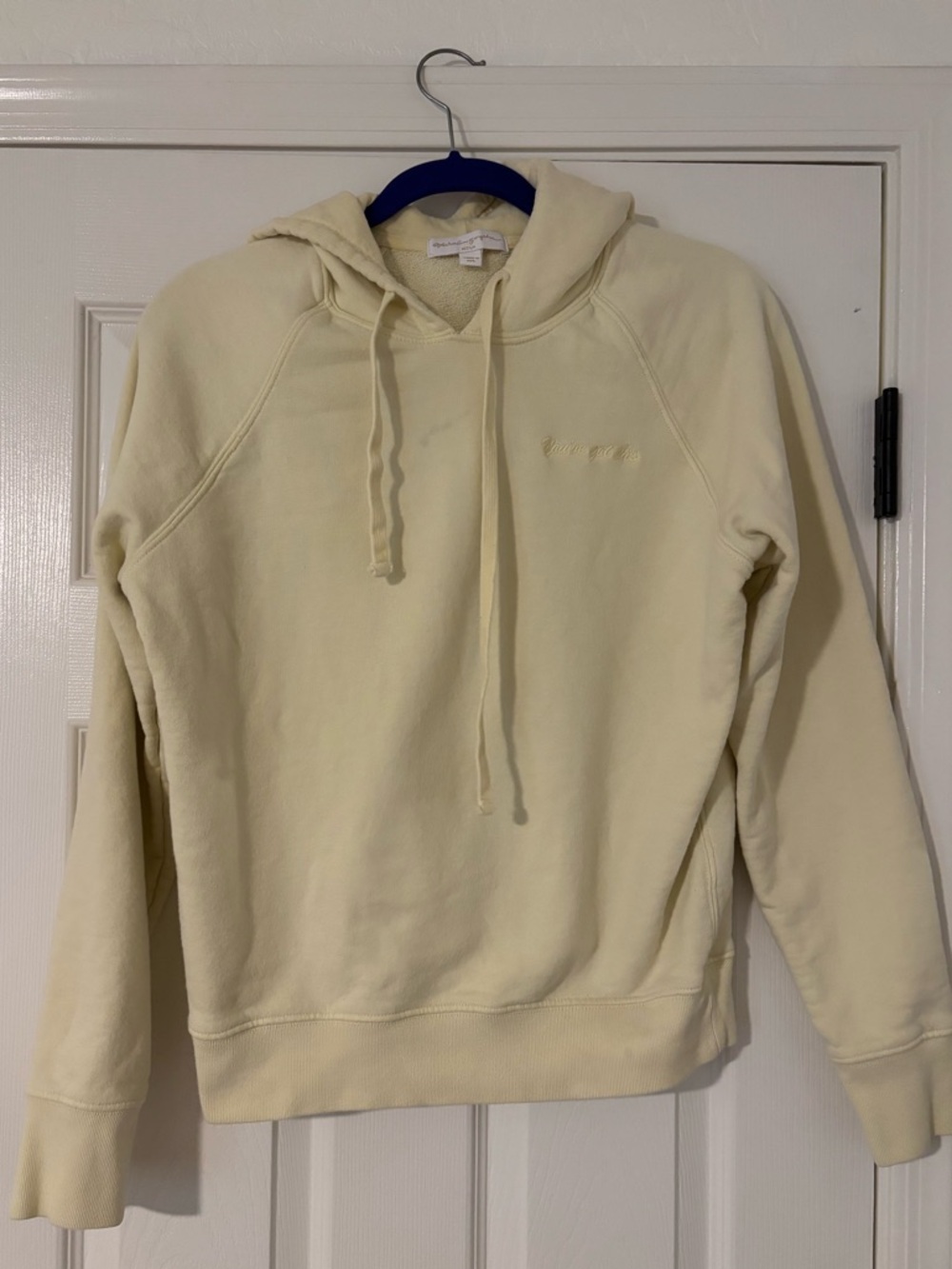 Spiritual Gangster “you’ve got this” butter yellow hoodie size M